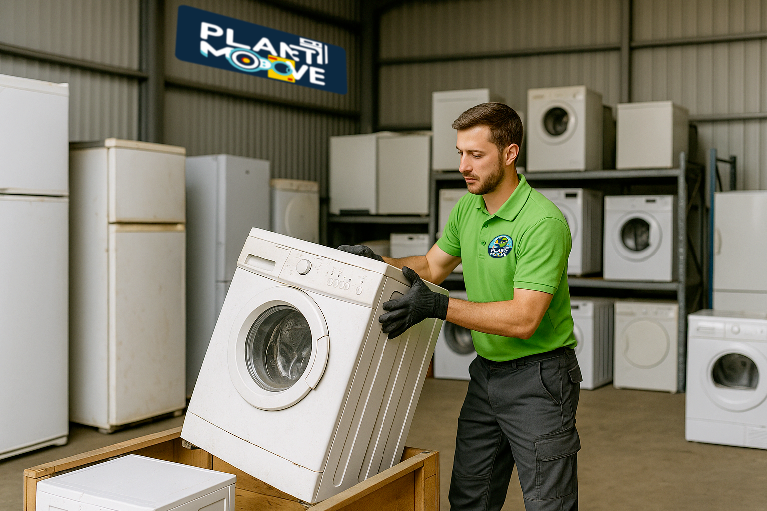 Tri et traitement d'appareils électroménagers repris